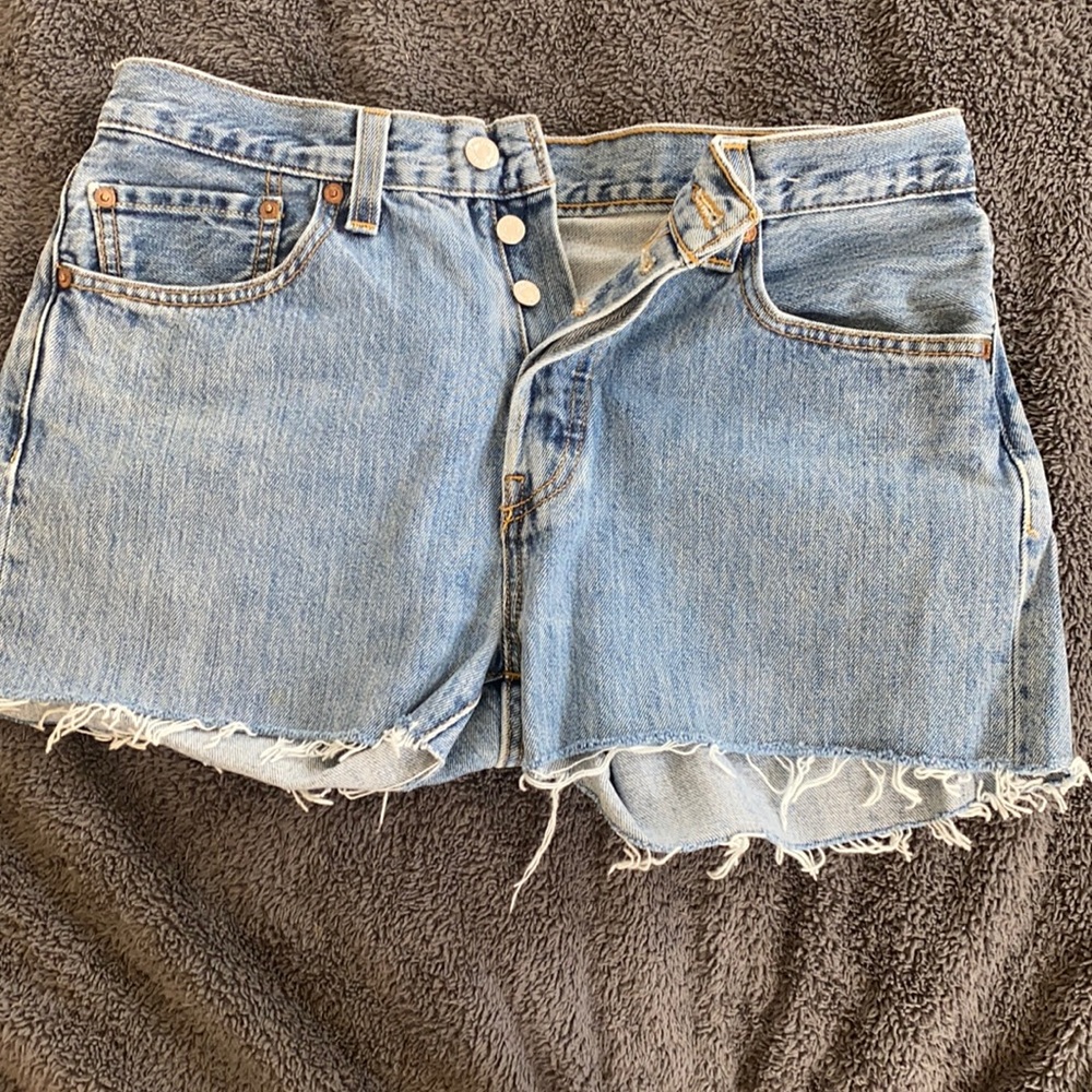 Urban renewal recycled Levi’s shorts